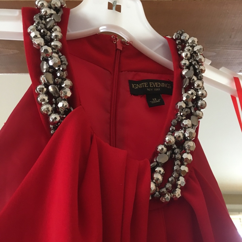 Formal red dress